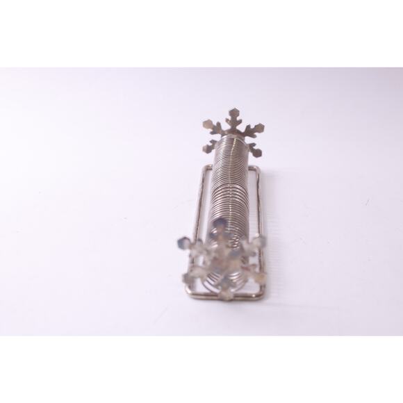 String Shaped Mail Holder, Snowflake Edges, Winter Theme, Office ~ 250709-WH 421 - Picture 2 of 3